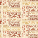 Paddle & Pine-Words Cream/Red W135-027-032