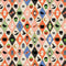 Rifle Paper Halloween-Argyle Multi & Metallic Gold RP1309-MM1M