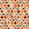 Rifle Paper Halloween-Argyle Orange & Metallic Gold RP1309-OM2M
