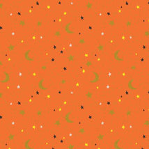 Rifle Paper Halloween-October Night Orange Metallic RP1305-OR2M