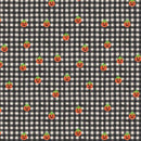 Rifle Paper Halloween-Pumpkin Gingham Black RP1314-BK1