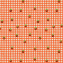 Rifle Paper Halloween-Pumpkin Gingham Orange RP1314-OR2