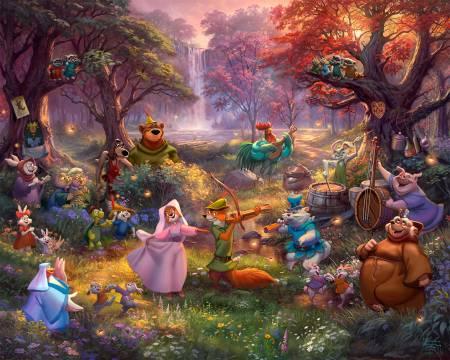 Robin Hood 36in Panel Disney DS22144C1