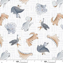 Rock of Ages-Multi Dinosaur Toss Gray 5020-91