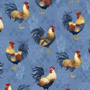 Rooster Reverie-Roosters Blue W105-042-552