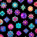 Royale-Ditsy Black 2600-31828-J