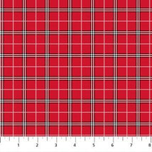 Rudolph The Red-Nosed Reindeer-Plaid Red RD1009-24