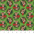 Rudolph The Red-Nosed Reindeer-Rudolph Wreath Green RD1002-73