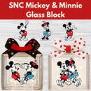 SNC Mickey & Minnie Glass Block* Wed 03/18 9:30am-12:30pm