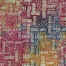 Salsa-Circle Squares Multi Red Blue Dusty 222502817