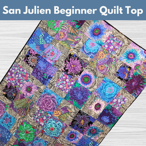 San Julien Beginner Quilt Top*  Fri 06/21 & 06/28 9:30am-12:30pm