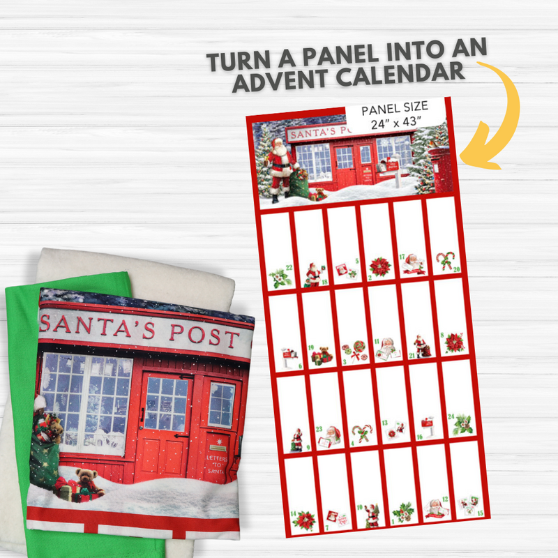 Santa's Post Advent Calendar Kit