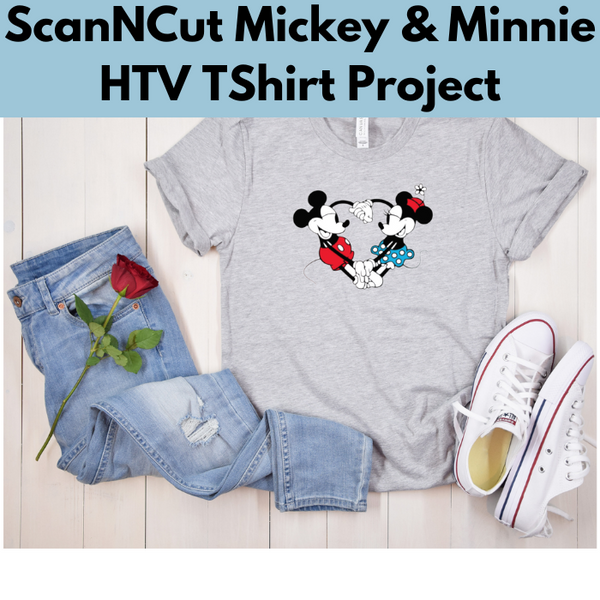 ScanNCut Mickey & Minnie HTV TShirt Project** Wed 06/19 1:00pm-4:00pm
