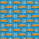 School Lunch-School Buses Blue 12025805