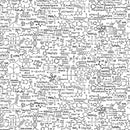 Spaced Out - Scientific Formulas-White SCIENCE-CD4015-WHITE