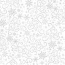 Scrolls & Snowflakes-White HUE-C3911-WHITE