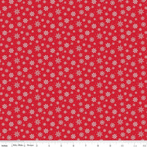 Seasonal Basics-Snowflakes Red C773-RED