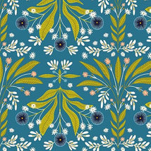 Serenade - Floral Burst - Blue 2710-31525-B