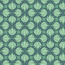 Serenade - Hourglass Flowers - Green 2710-31528-G