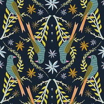 Serenade - Perched Birds - Midnight 2710-31524-W