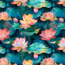 Serenity-Lotus Flower Allover Multi 2600-31835-X