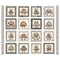 Sewbots-36" Robot Picture Patches Panel White 2600-31374-Z