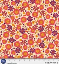 Sewing Season-Stitched Flower Allover SSEA-6354-E