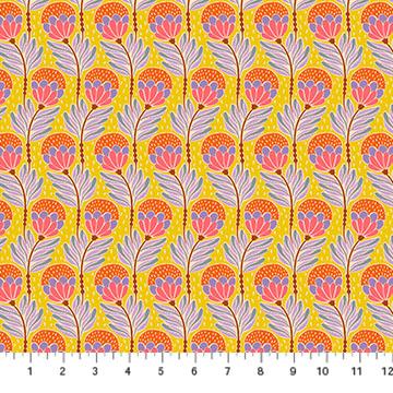 Shooting Star-Bouncy Blooms Saffron AMT117-54L