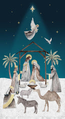 Silent Night-24" Panel Navy 4710P-77