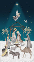 Silent Night-24" Panel Navy 4710P-77