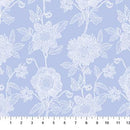 Silhouette-Stitched Dahlia Cornflower CLAMT104-42C