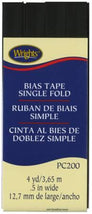 Single Fold Bias Tape Black - 117200031