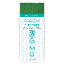 Single Fold Bias Tape Emerald 1/2in x 4yd - CDSF044