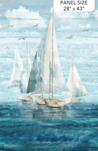 Smooth Sailing-29" Panel Dk Blue Multi DP28915-46