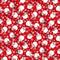 Snow Crew Tossed Snowman Q-1290-88 Red