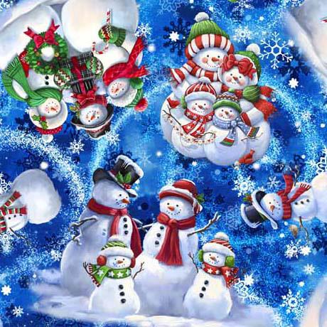 Snowman Holiday-Tossed Snowman Royal 2600-30442-Y