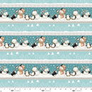Snowmates-Border Stripe Ice Blue 4918-11