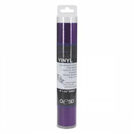 Sparkle Vinyl 8in x 20in Purple OESDSP017