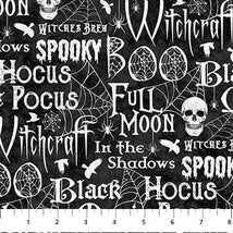 Spell Bound - Words Black Multi 28141-99