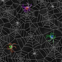 Boo Town-Spider Webs-Black DCX12724-BLAC-D