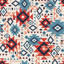 Spirit Peaks-Aztec Geo Grid Cream 21250203-01