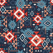 Spirit Peaks-Aztec Geo Grid Navy 21250203-02