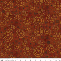 Spooky-Stars & Swirls Rusty Oak C17573-RUSTYOAK