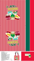 Squish The Season-25.5" Bag Panel Red Multi SQC1048-24