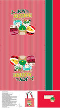 Squish The Season-25.5" Bag Panel Red Multi SQC1048-24