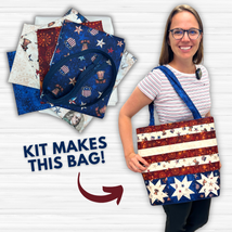 Stars & Bars Tote Kit - With Pattern