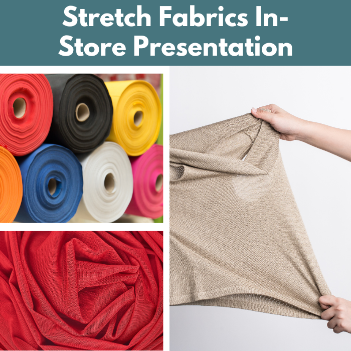 Stretch Fabrics In Store Presentation Sat 06/21 10:00am-11:00am