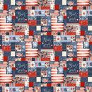 Stripes & Stars-Sampler Multi W140-003-817