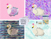 Stunning 3D Swan Applique - Rotary Auto Blade Tues 07/01 9:30am-4:00pm