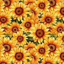 Sunflower Serenade-Packed Sunflowers Green 2600-31804-G